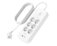 BELKIN SurgePlus 6x Schuko 1xUSB-A 1xUSB-C 650J 2m SRB002vf2M - 1170792 - zdjęcie 3